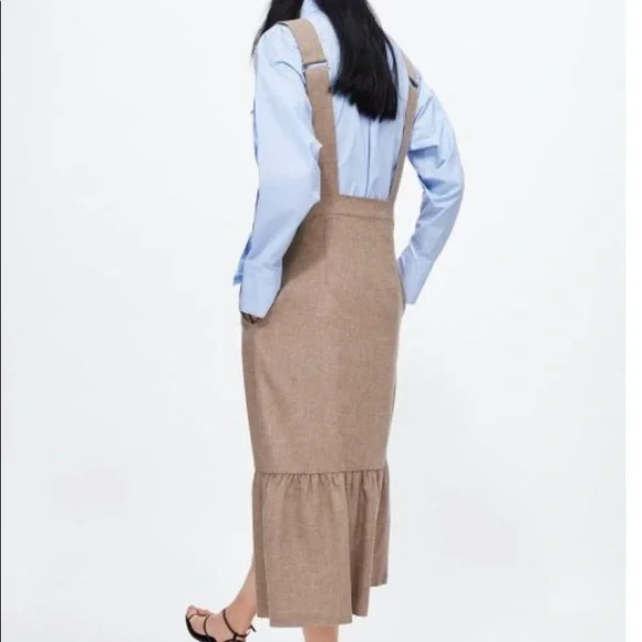 Zara Pinafore dress, size small - Picture 3 of 6